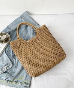 女性用バッグ | カゴバッグ ハンドバッグ ストローバッグ トートバッグ 夏バッグ 手持ち 大きめ 高級感 可愛い おしゃれ かごバッグ 夏 軽量 大容量 手提げ