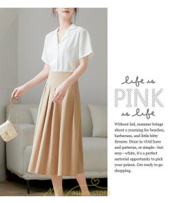 スカート | フレア ロング丈 膝丈 オフィス レディース 送料無料 20代 30代 40代 50代 レディースファッション 通勤 美脚 OL ビジネス オフィス お出かけ 面接