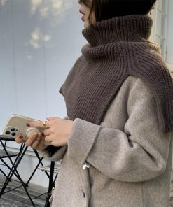 マフラー | タートルネック ニットウォーマー 韓国風