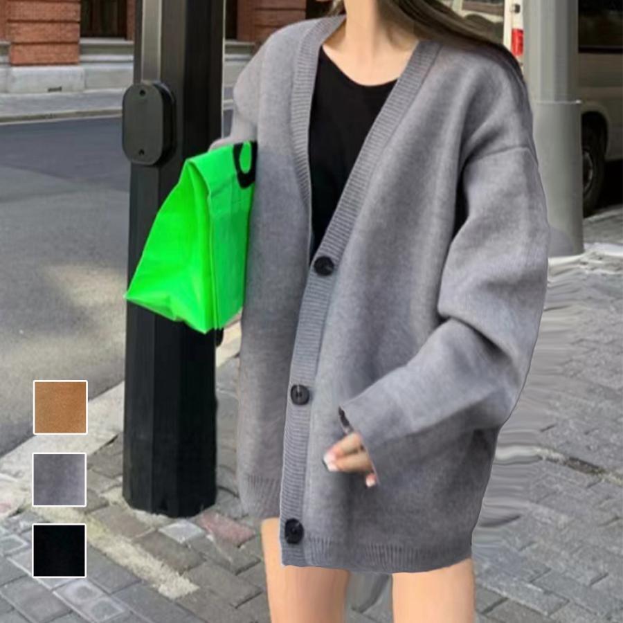 カーディガン | ニットレディース 中厚手