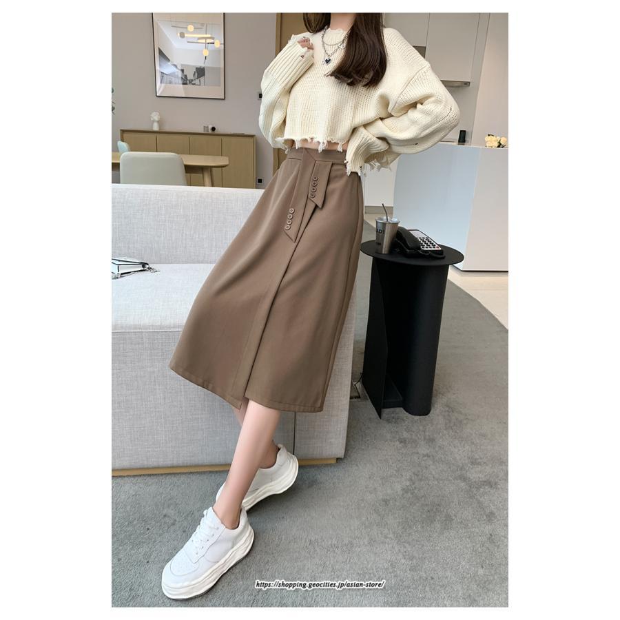スカート | ロングロング丈 ミモレ丈 ミモレスリット 秋 冬 秋冬 高見え カジュアル Aライン 小柄 キレイめ 通学 着痩せ 通勤 2022新作