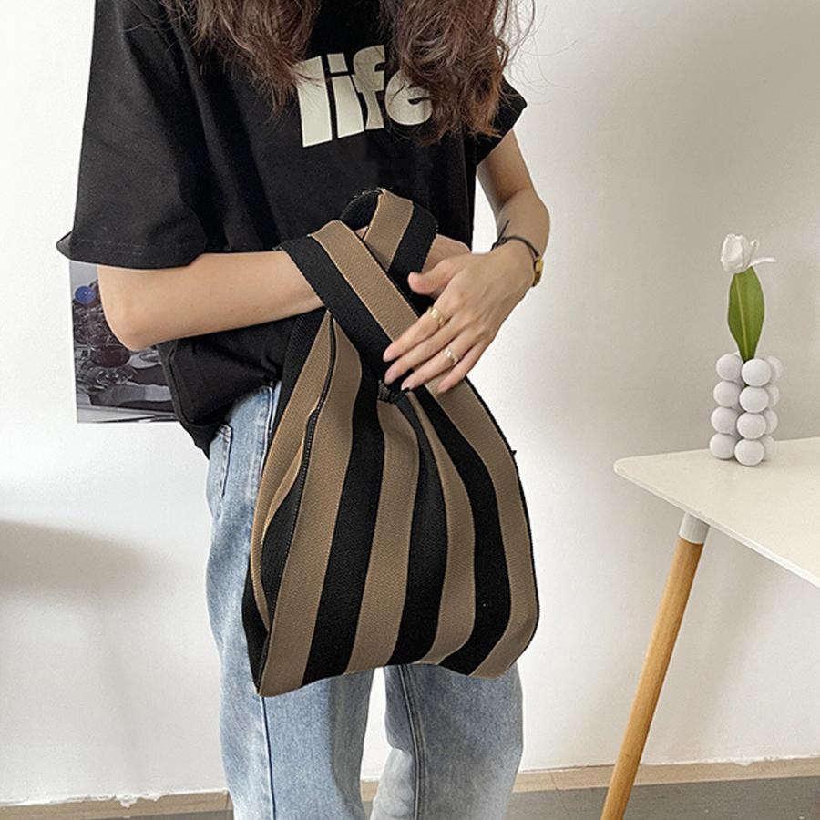 トートバッグ | ニットバッグ バイカラー