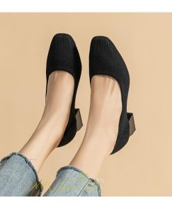 パンプス | ニット26.5cm 大きいサイズレディース 靴 9カラー リブニット 無地 柔らか 歩きやすい 履きやすい 走れる 痛くない スリッポン