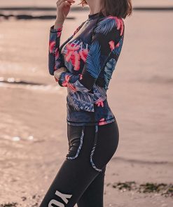 ビキニ | 長袖 タンキニ水着 スイミング フィットネス 水着 ラッシュガード 3点セット レディース パッド入り 体型カバー