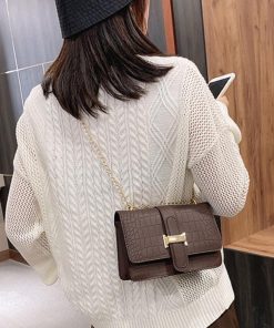 ショルダーバッグ | クロコ型押 レディース