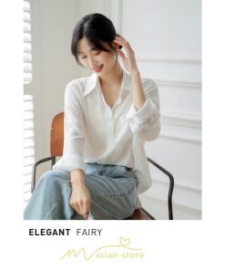 シャツ・ブラウス | ブラウス トップス 長袖 Vネック ボタン 無地 上品 通勤 レディース 秋 20代 30代 40代 OL ママ 母 フェミニン デート お出かけ 通勤 リクルート お仕事