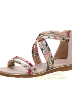 サンダル ミュール | サンダル レディース 歩きやすい ウェッジソール バックファスナー ローヒール フラットサンダル 2021年夏 ぺたんこサンダル ストラップサンダル 歩きやすい