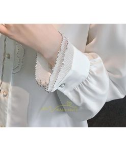 シャツ・ブラウス | ブラウス レディース きれいめ 40代 春秋新作 オシャレブラウス 白ネックシャツ 立ち襟 20代30代 通勤通学 カジュアル 夏物 お出かけ フォーマル 着痩せ 上品