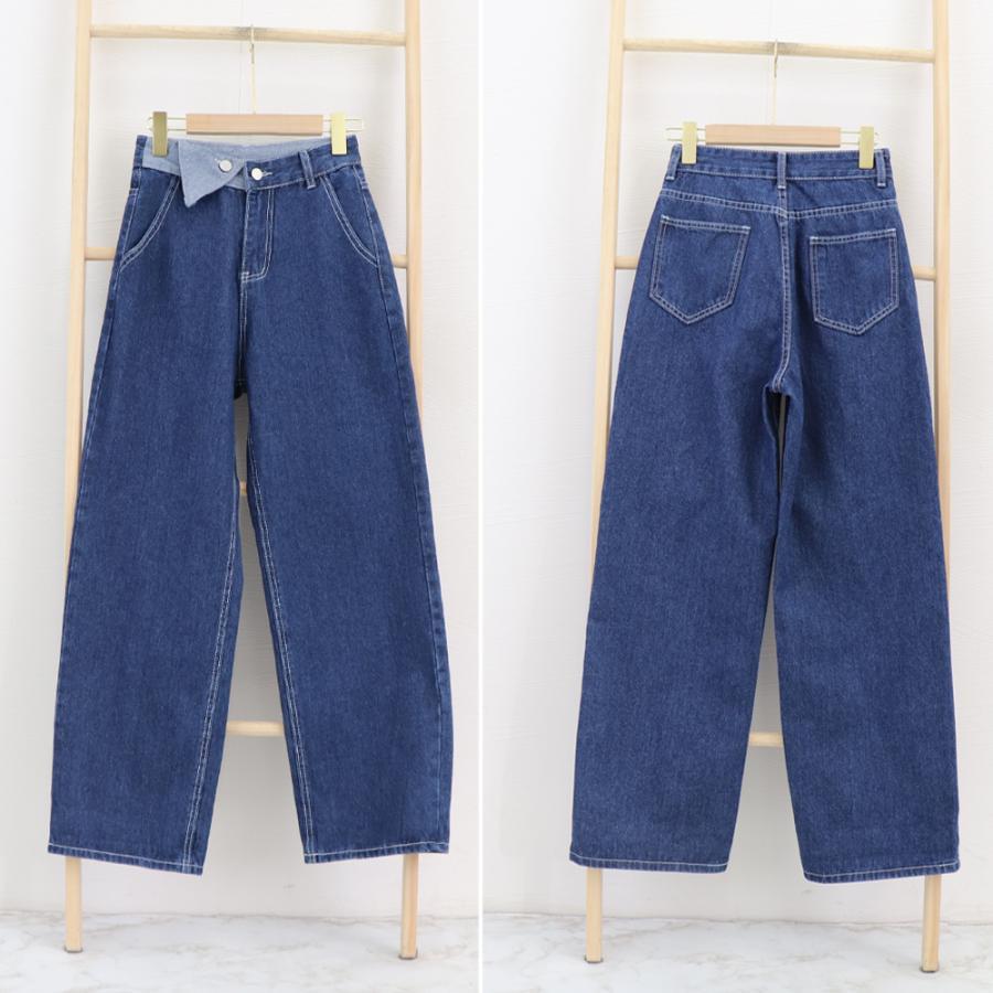 デニム | ワイドパンツ ハイウエスト 韓国
