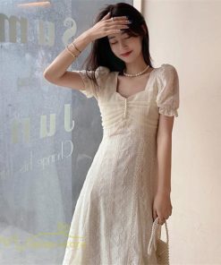 マキシ | ワンピース レディース スクエアネック 半袖 着痩せ 気質 可愛い 20代 30代 40代 サマー お出かけ Aラインワンピース サマーワンピース ロング丈 ワンピース