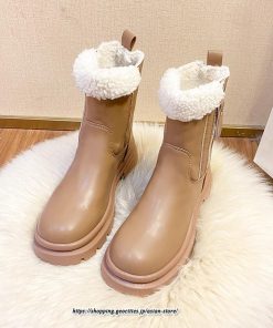 ブーツ | ムートンレディース 靴 裏ボア 裏起毛 シューズ サイドジップ 秋冬 暖か 防寒 疲れない 20代30代40代50だい 歩きやすい ファスナー 痛くない