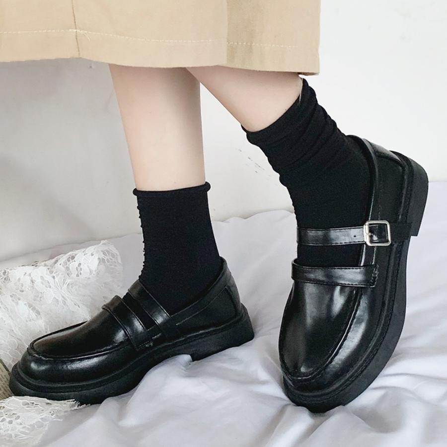 ショートブーツ | ローファー レディース 靴 厚底 オックスフォード 通学 パンプス 歩きやすい ローヒール