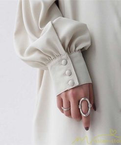 マキシ | 長袖ワンピース ロングワンピース シャツワンピース 羽織り レディース 2way パフスリーブ 大きいサイズ 秋物 送料無料 大人 ゆったり 50代60代 30代40代