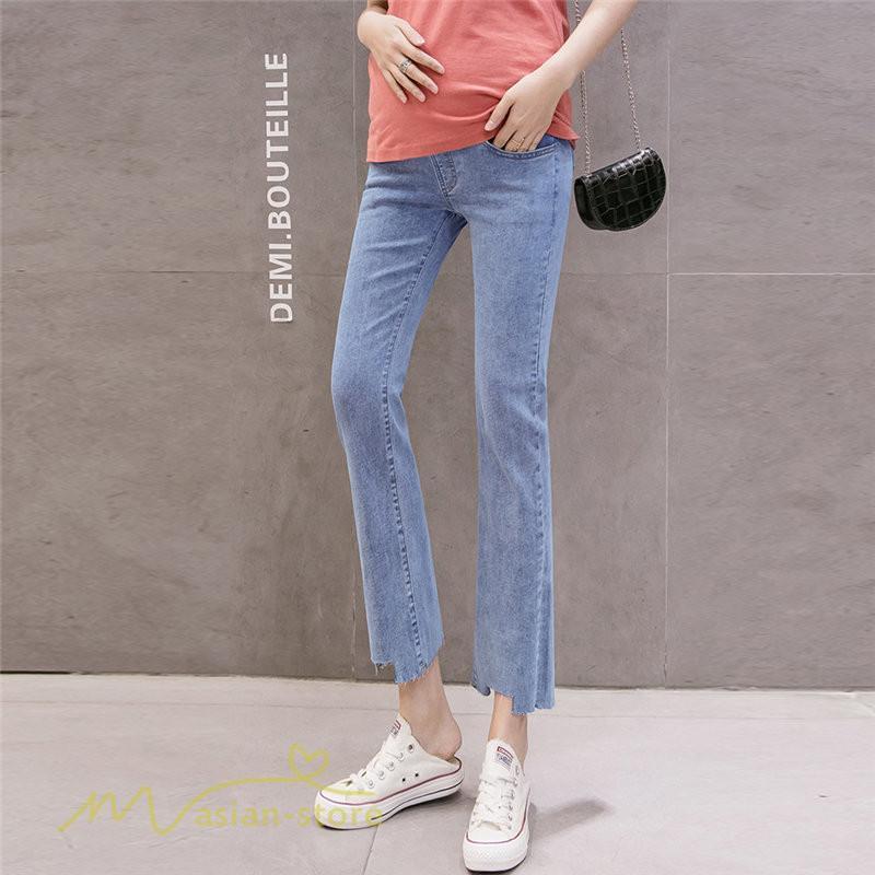 パンツ レギンス | デニムパンツ マタニティパンツ レディース ウエスト調整 カジュアル パンツ ボトムス マタニティウェア 上品 日常感 妊婦服 大きいサイズ 着痩せ お出かけ