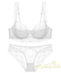 送料無料セール | ブラジャー ショーツセット 下着女性 上下セット 下着 大きいサイズ 30代 40代 脇肉 補正ブラ ワイヤーあり ナイトブラ ノンパッド レース セクシー