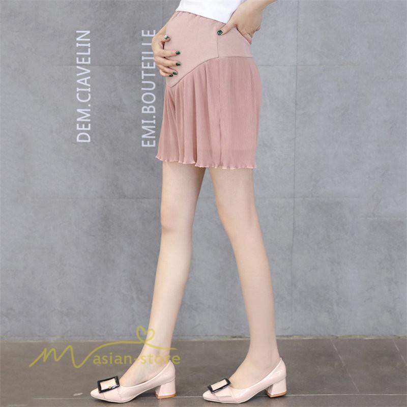 ショートパンツ | パンツ マタニティパンツ ハットパンツ マタニティウェア 可愛い ショート丈 夏 サマーパンツ 着痩せ マタニティウェア ソフト ウエスト調整 上品 ゆったり