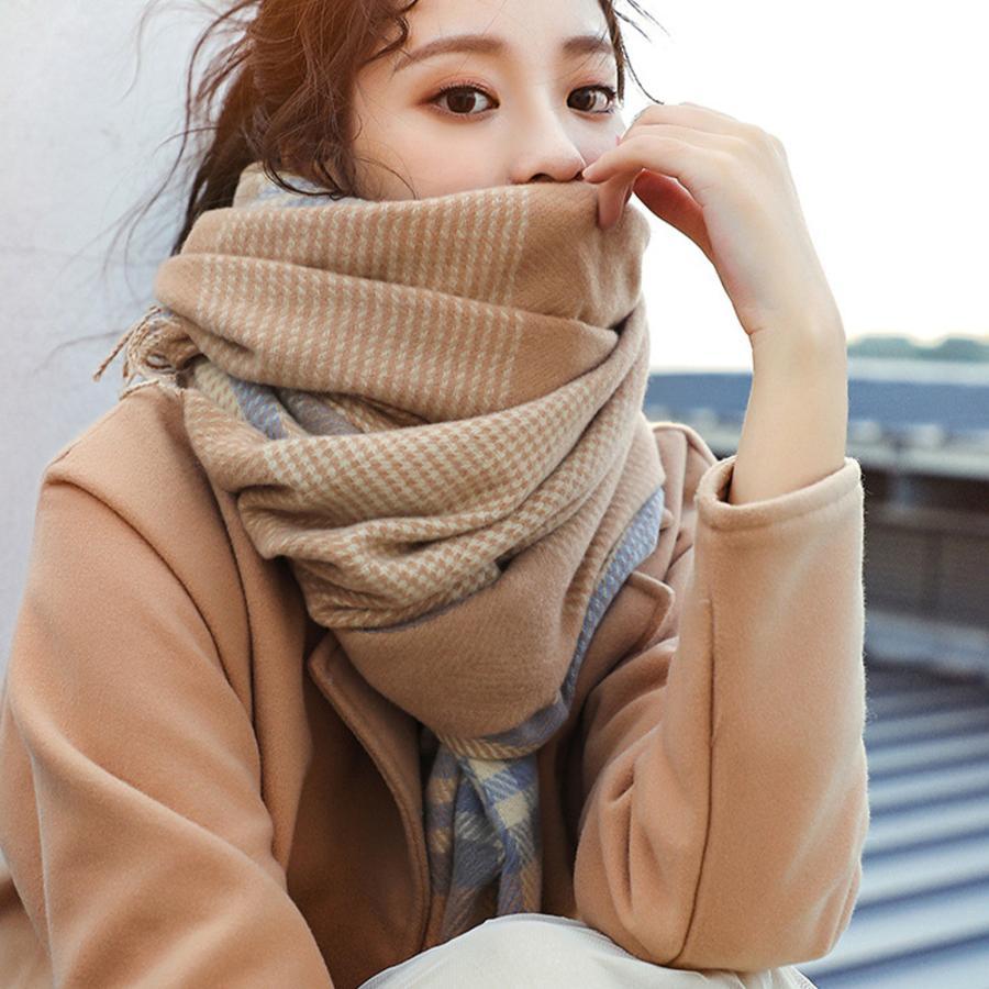 マフラー | リバーシブル ストール 大判