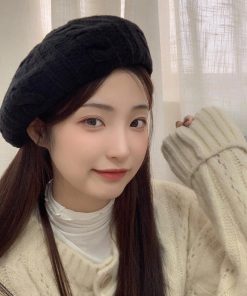 ベレー帽 | ニットレディース帽子 3色