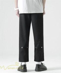 チノパン | ワイドパンツ メンズ カジュアルパンツ 夏新作 黒 アンクルパンツ ガウチョ パンツ 体型カバー 着痩せ 上品 3XL ビジネス 大きいサイズ サマーパンツ オフィス