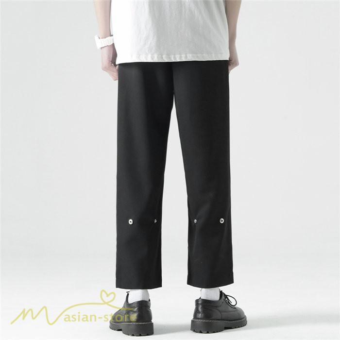 チノパン | ワイドパンツ メンズ カジュアルパンツ 夏新作 黒 アンクルパンツ ガウチョ パンツ 体型カバー 着痩せ 上品 3XL ビジネス 大きいサイズ サマーパンツ オフィス
