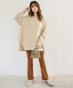 Tシャツ・カットソー | カットソーチュニック 春 ロンT 前後差