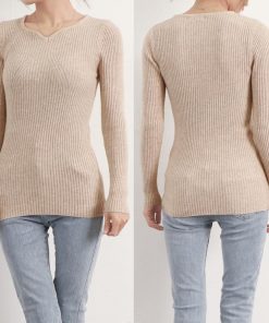 ニット・セーター | リブニットトップス レディース 大人秋服