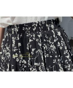 スカート | ロング 秋 花柄 柔らか ボトムス レディース ロングマキシ丈 シンプル 無地 カジュアル 着痩せ コーデ 春 30代 50代 秋20代 シフォン 40代 夏