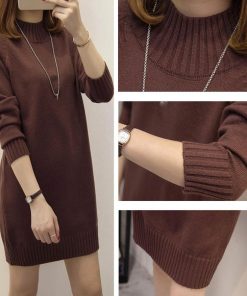 ニット・セーター | ニットチュニック 長袖 ニットトップス