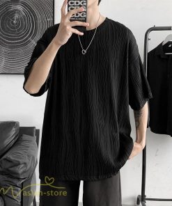 Tシャツ | Tシャツ メンズ カットソー 半袖丸首 シンプル ストライプ 夏新作 カッコウイイ メンズスタイル 上品 半袖 白 カジュアル 黒 クルーネック