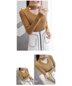 ニット・セーター | カットソー ニット レディース リブニット 長袖 秋冬 春 トップス スリム ストレッチ インナー 無地 長袖ニット プルオーバー 通学通勤 長袖カットソー 着痩せ