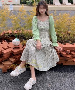 マキシ | ワンピース レディース ゆったり 長袖 オシャレ 呼ばれ 韓国風 二次会 同窓会 通勤 ロング丈 新春 カジュアル 体型カバー 20代30代40代 着痩せ きれいめ ロング