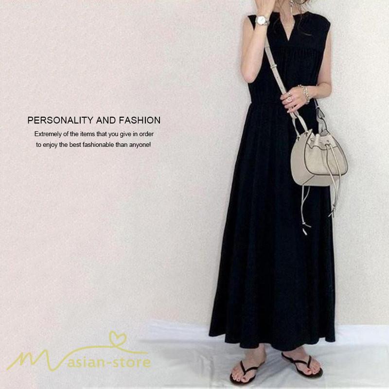 ノースリーブ | ワンピース レディース 夏新作 気質 Aラインワンピース 40代 ワンピ フレア カジュアル ノースリーブワンピース 30代 きれいめ 無地 20代 可愛い