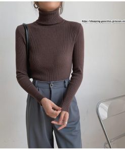 ニット・セーター | ニット 綿 リブ タートル インナー レイヤード リブニット レディース 長袖 タートルニット ハイネックニット インナーニット セーター 肌着 伸縮 着回し