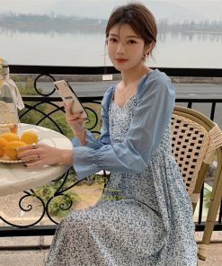 マキシ | ワンピース レディース ゆったり 長袖 オシャレ 呼ばれ 韓国風 二次会 同窓会 通勤 ロング丈 新春 カジュアル 体型カバー 20代30代40代 着痩せ きれいめ ロング