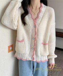 カーディガン | 2022秋冬ニットアウター レディース ニットニット セーター 長袖 羽織り フロントボタン 可愛い トップス 20代40代 通学通勤