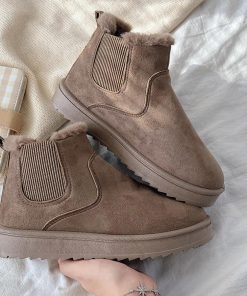 ムートンブーツ | 痛くない 人気 もこもこ モカシン 暖かい 裏起毛 レディース ブーツ 防寒 冬靴