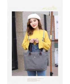 女性用バッグ | トートバッグ レディース キャンパスバッグ かばん 肩掛けバッグ 韓国風 A4対応 収納 帆布 カジュアル おしゃれ 手提げ袋 軽い 新品 エコバッグ 大容量 Bag