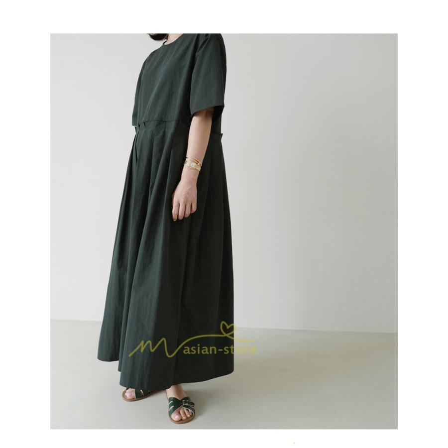 マキシ | ワンピース プリーツ Aライン 夏ワンピース 春 夏 秋 半袖 ロング マキシ丈 ロングワンピース お出かけ マキシワンピース カジュアル 着痩せ 20代30代40代50代
