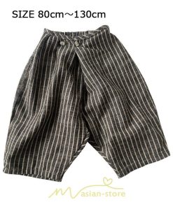 衣装 服 | 子供服 長ズボン ロングパンツ 子ども服 こども服 キッズ ベビー ボーダー柄 男の子 女の子 ズボン パンツ ボトムス 上品 綿麻 秋 カジュアル 春 可愛い