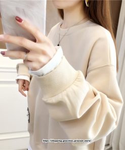 パーカー | トレーナー レディース レイヤードトレーナー 可愛い 重ね着風 ゆったり カジュアル 大人 無地 長袖トレーナー 秋新作 春秋 裏起毛 韓国風 冬 着痩せ
