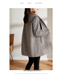 コート・ジャケット | アウター ジャケット テーラード シングル オフィス レディース 秋 20代30代40代50代 ラシャ テーラードジャケット グレンチェック ダブルブレスト