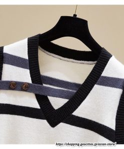 ベスト | ニットレディース トップス Vネック タンクトップ ノースリーブ 袖なし インナー ニット レイヤード風 20代30代 重ね着風 セーター 女ニット