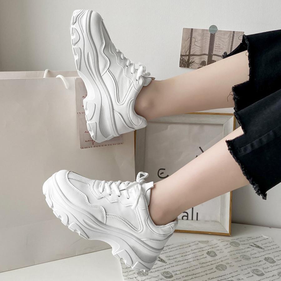 シューズ | 厚底スニーカー レディース ローカット