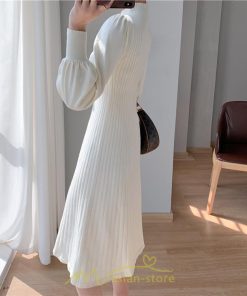ニットワンピース | ロングワンピース ワンピース レディース ロング丈 秋 冬 ハイネック 長袖 体型カバー 秋冬 上品 OL 50代 30代 40代 通勤