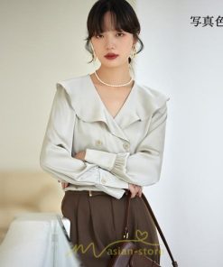 シャツ・ブラウス | ブラウス シャツ レディース 40代 上品 ブラウス きれいめ 通勤 OL ビジネス ゆったり 2022新作 上品 エレガント 高級感 Ｖネック フォーマル フェミニン