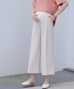 パンツ レギンス | パンツ マタニティ ワイドパンツ 着痩せ 無地 マタニティパンツ ウエスト調整 きれいめ 日常感 春 夏 新作 上品 カジュアル サマーパンツ マタニティウェア