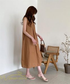 マキシ | ワンピース ノースリーブ 夏服 麻混 リネン混 春夏 カジュアル Aラインワンピース 綿麻 レディース フリーサイズ 夏 ロング丈 ギャザー きれいめ 無地