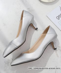 パンプス | スリッポン ポインテッドトゥ ピンヒール 28cm 大きいサイズ サボサンダル ローカット サボ レディースシューズ 靴 上品 革靴 無地 大人 レザー調