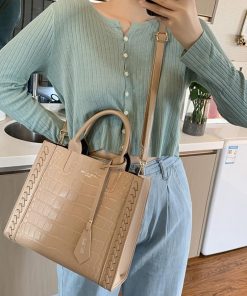 トートバッグ | レディース クロコ型押し 鞄