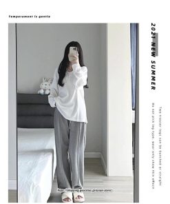 ワイドパンツ | スウェットパンツ レディース ロングパンツ 長ズボン ボトムス 綿 コットン ウエストゴム スウェット 部屋着 カジュアル 無地 ルームウエア 動きやすい シンプル